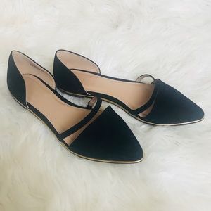 Black and Gold Flats